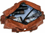 The Hydrus Carry-On Leather Duffel Bag – Full-Grain Travel Weekender