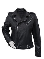 Women’s Leather Biker Style Jacket